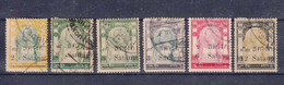 Thailand 1909/1910 Mi#80,82,83,84,87,88 Used - Thailand