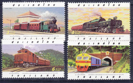 Thailand 1997 Railway Trains Mi#1752-1755 Mint Never Hinged - Thaïlande