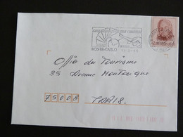 LETTRE MONACO AVEC YT 1882 RAINIER III - FLAMME COLLECTIONNEZ LES TIMBRES - Storia Postale