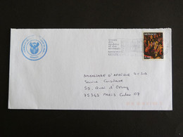 LETTRE MONACO AVEC YT 2347 EUROPA LE CIRQUE - ENTETE CONSULAT GENERAL AFRIQUE DU SUD - Storia Postale