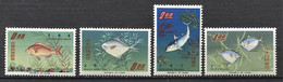 280 FORMOSE 1965 - Y&T 518/21 - Poisson - Neuf ** (MNH) Sans Charniere - Unused Stamps