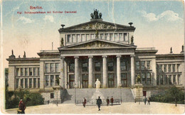 BERLIN - KGL. SCHAUSPIELHAUS MIT SCHILIER DENKMAL - F.P - STORIA POSTALE - FELDPOST - Mitte