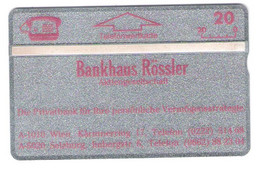 Österreich - Austria - Bankhaus Rössler - 104G - Privat TWK - Oesterreich