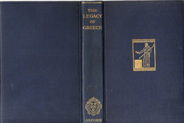 The Legacy Of Greece By  Richard Winn Livingstone (Editor) Published By Oxford, Clarendon Press, 1921 Hardcover. Conditi - Europa