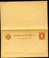 ÖSTERREICH Postkarte Mit Antwort P36 Postfrisch Feinst 1880 Kat. 22,00 € - Postkarten