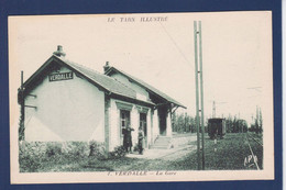 CPA [81] Tarn Verdalle Gare Station Chemin De Fer Train Non Circulé - Other & Unclassified