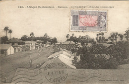 GUINEE FRANCAISE - CONAKRY - RUE DU COMMERCE -  PHOTO FORTIER N° 390 - 1922 - Guinée Française