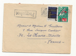 22-4 - 854 1966 URSS LETTRE CACHET PAQUEBOT - Brieven En Documenten