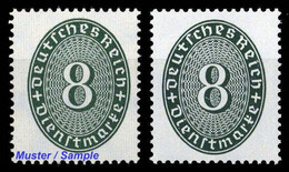 1927, Deutsches Reich, D 116 A+b, ** - Dienstzegels