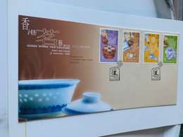 Hong Kong Stamp FDC Tea Pot Culture 2001 - FDC