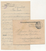 Lettre Prisonnier Français - Camp De Soltau 25/5/1917 - En Tête Imprimée, Lettre Mutilée Par La Censure - Guerre De 1914-18