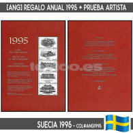 D0088# Suecia 1995. Regalo Anual + Prueba (UNC) COL#ANG1995 - Brieven En Documenten