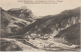 MILITARIA .Haute-Tarentaise . LES CHAPIEUX (73) Village Et Baraquements Du 22 ème Bataillon Alpin - Bourg Saint Maurice