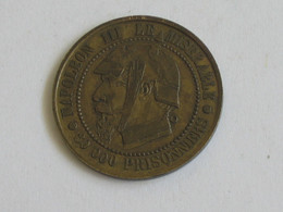 Monnaie Satirique Sur 5 Centimes Napoléon III Le Misérable - Vampire Français **** EN ACHAT IMMÉDIAT **** - Varianten En Curiosa