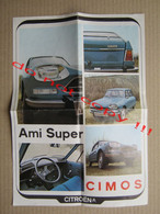 Yugoslavian Issue CIMOS - CITROEN Ami Super - Old Brochure, Prospect, Automobile, Car / TISK: Koper, Slovenia - Reclame