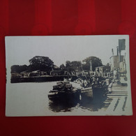 CARTE PHOTO CONAKRY BATEAU - Frans Guinee