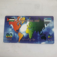 PALESTINE-(PA-PRE)-international Card-(399)-(cod Inclosed)-(181249)-(80units) Mint Card+1prepiad Free - Palestina
