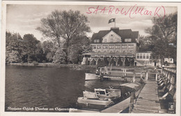 B1012) Kurhaus Schloß PIESKOW Am SCHARMÜTZELSEE - Tolle Alte DETAIL AK M. Steg Booten Usw. 2.8.1937 Bad Saarow - Bad Saarow