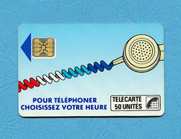 ( 5858 ) - CORDONS BLEUS - 50.U - ( Ko 13A - 610 . E  ) - *** TTBE *** - Voir Scan - - Telefonschnur (Cordon)