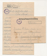 Lettre Prisonnier Français - Camp De Soltau 15 Sept 1917 - En Tête Imprimée - Censeur 48 - Guerra Del 1914-18