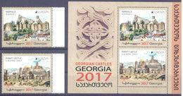 2017. Georgia, Europa 2017, 2v + S/s, Mint/** - Georgië