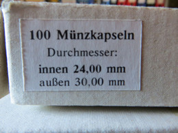 Restposten Aus Auflösung Lindner Münzkapseln - Materiale