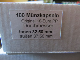Restposten Aus Auflösung Lindner Münzkapseln - Materiale