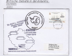 British  Antarctic Territory (BAT) 2011 Cover Tarantella  Ca Signy 23.1.11 (TAB197B) - Covers & Documents