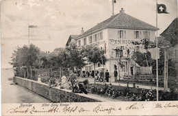 NERNIER - HOTEL BEAU RIVAGE - FORMATO PICCOLO - VIAGGIATA 1911 - (rif. G24) - Sciez