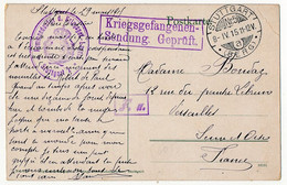 CPA Prisonnier Français - Camp De MUGGENBURG - 15/10/1917 - Censure - - Oorlog 1914-18