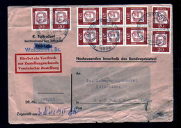 20 Pf. Bach (352y), 20 Stück Auf Zustellurkunde Ab Waldkirch 1965 - Briefe U. Dokumente