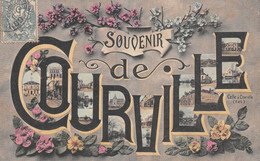 Souvenir De COURVILLE (Eure Et Loir) - Vues Multiples - Courville