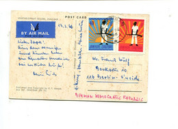 ZANZIBAR 1966 - Affranchissement Sur Carte Postale Pour L'Allemagne (rare) - Zanzibar (1963-1968)