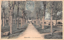 COURVILLE (Eure Et Loir) - Les Promenades - Pont - Tirage Couleurs - Courville