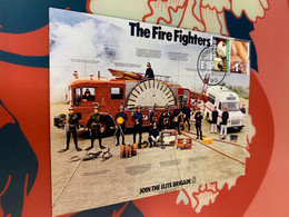 Hong Kong Stamp Fire Fighters Card Ambulance - FDC