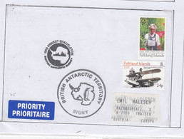 British  Antarctic Territory (BAT) -- Ship Visit RRS Shackleton Ca -- (TAB202C) - Covers & Documents