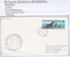 British  Antarctic Territory (BAT) 1983 Ship Visit RRS Bransflield Ca Signy 10 DE 83 (TAB203) - Covers & Documents