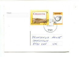 SLOVENIE - Entier Postal Avec Complément D'affranchissement Pour L'Angleterre - Slovenia