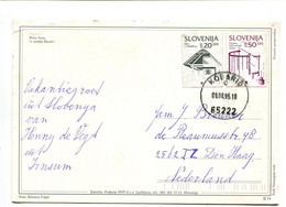 SLOVENIE 1996 - Affranchissement Sur Carte Postale Pour Les Pays Bas - Slovenia