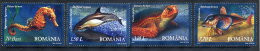 ROMANIA 2007 Black Sea Fauna Set Of 4 MNH / **.  Michel 6163-66 - Ongebruikt