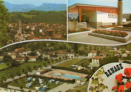 - 38 - RENAGE (Isère) - Multivues - Vue Générale, Camping, Piscine. - - Renage