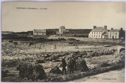 RARE - Portsall - Le Port - ANIMEE (deux Personnages Au Centre); Meule De Goëmon - Other Municipalities