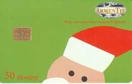 ARMENIA - Happy New Year 2,Santa Claus, ArmenTel Telecard 50 Units, Tirage %50000, Sample No CN - Armenia