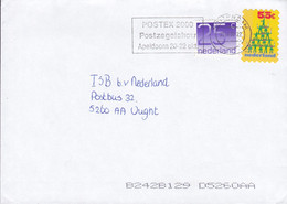 Netherlands Slogan Flamme 'POSTEX' ROTTERDAM 2000 Cover Brief VUGHT - Storia Postale