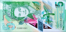 East Carribeans 5 Dollars Unc - Caribes Orientales