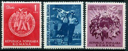 ROMANIA 1951  World Youth Festival LHM / *.  Michel 1264-66 - Nuevos