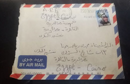 Egypt 2000 , A Nice Cover Sent From The US , With Letter Inside, Dolab - Storia Postale