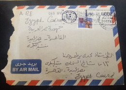 Egypt 2003 , A Nice Cover Sent From The US , With Letter Inside, Dolab - Briefe U. Dokumente