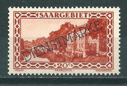 Saar MiNr. D 24 ** Abart (sab36) - Dienstmarken