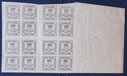 Espagne 1873 N°140 En Bloc De 4 **TB Cote 220€ - Unused Stamps